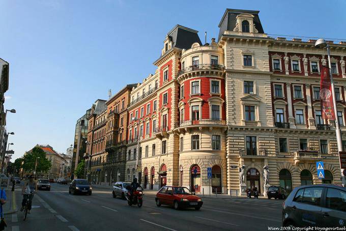 Auerspergstrasse, angolo di Schmerlingplatz - Vienna - Austria