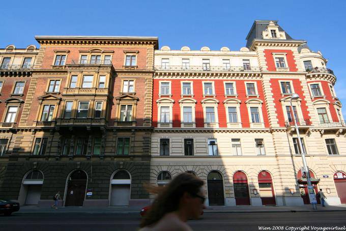 Auerspergstrasse, facciate Colori - Vienna - Austria
