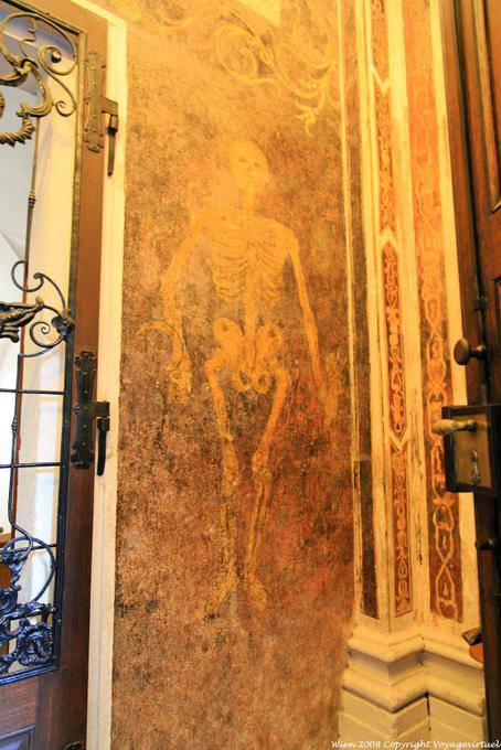 Augustiner Kirche, Skeleton Pittura - Vienna - Austria
