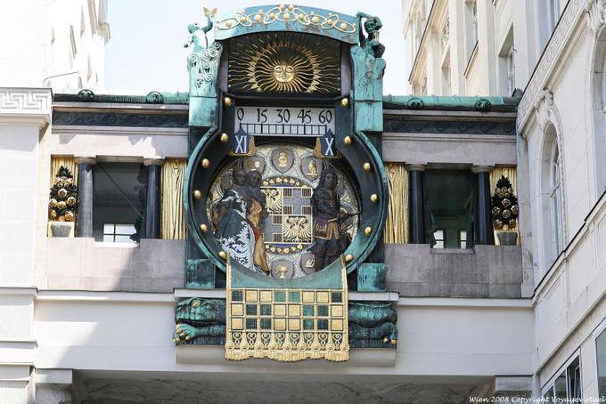 Personaggi passaggio der Ankeruhr - Vienna - Austria
