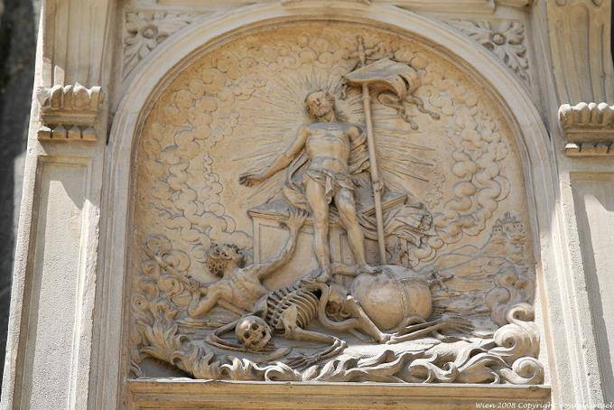 Stefansdom, Nordturm, vittoria sulla morte - Vienna - Austria