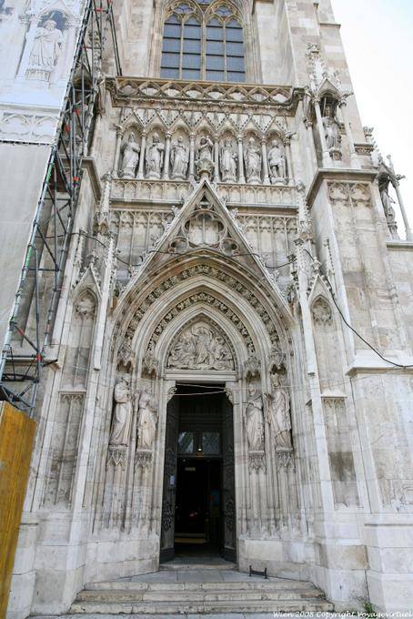 Votivkirche, cancello d'ingresso - Vienna - Austria