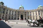 Michaeler Platz, vista generale Michaelertor, Vienna - Austria.