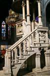 Chiesa Votiva, Pulpito, scale per il presidente, Vienna - Austria.