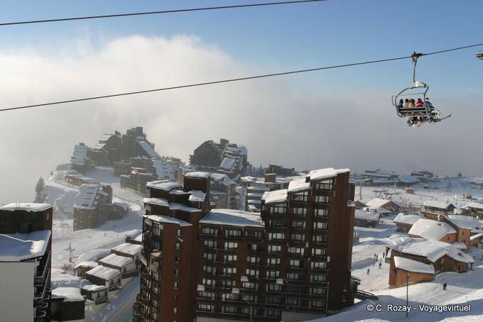 Città Seggiovia, Avoriaz - Alpi, Francia