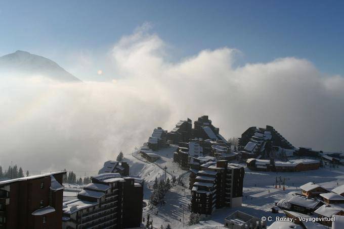 Panorama Avoriaz - Alpi, Francia