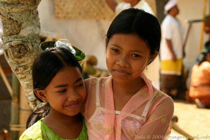 Bambini sorridenti, Bangli - Bali