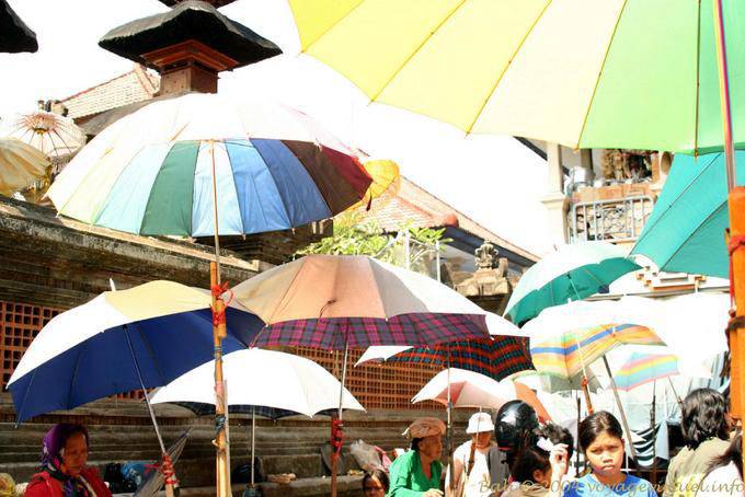 Gianyar, ombrelli di mercato - Bali