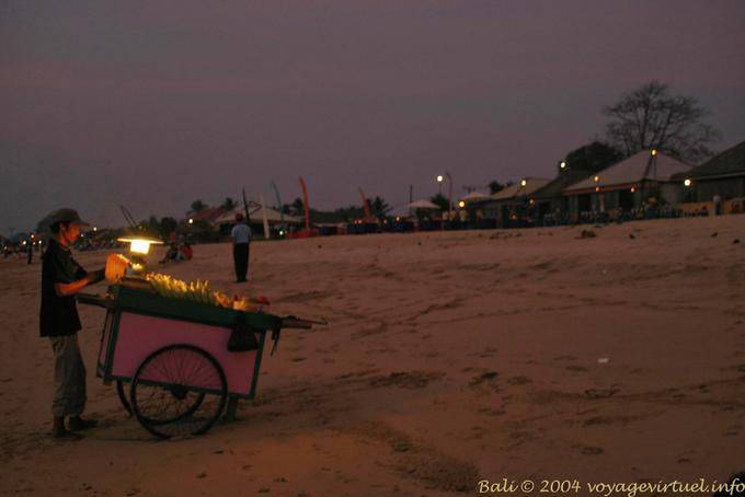 Venditore ambulante Notte, Jimbaran - Bali