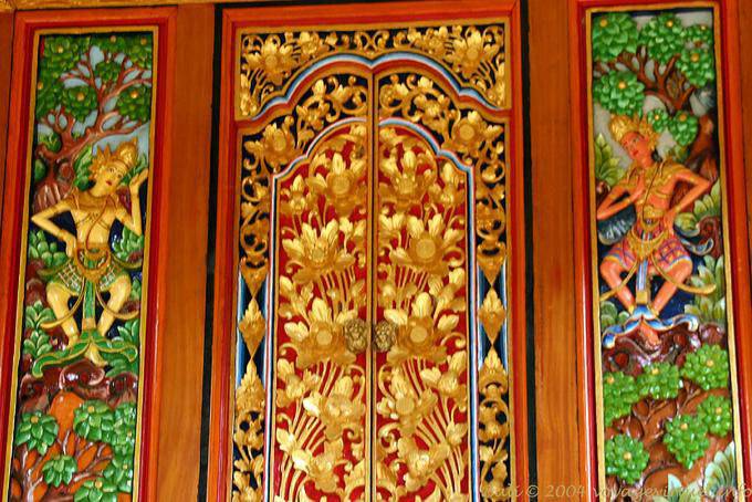 Particolare portello Colorful Kehen Temple - Bali