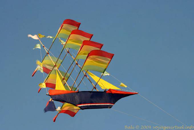 Barca a forma di Kite, Nusa Dua - Bali