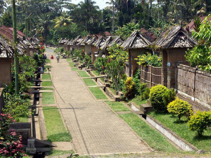 Allineamento delle case tradizionali, Penglipuran - Bali