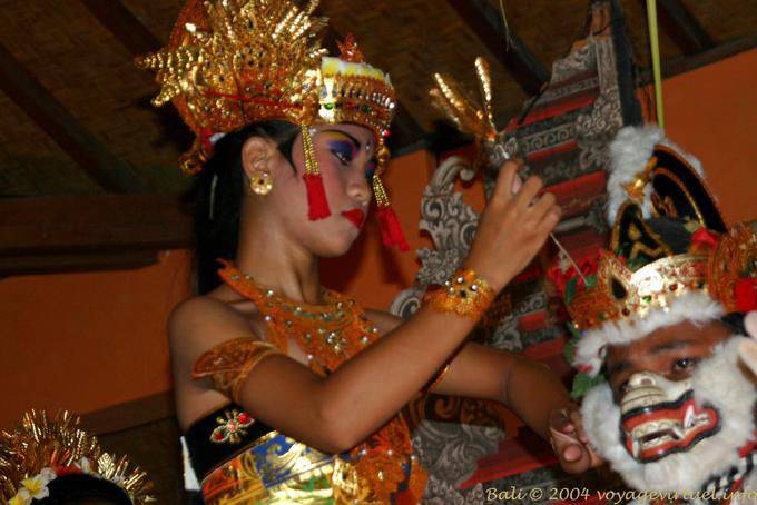 Rama e il suo servo ideale Hanuman, Ramayana danza Nusa Dua - Bali