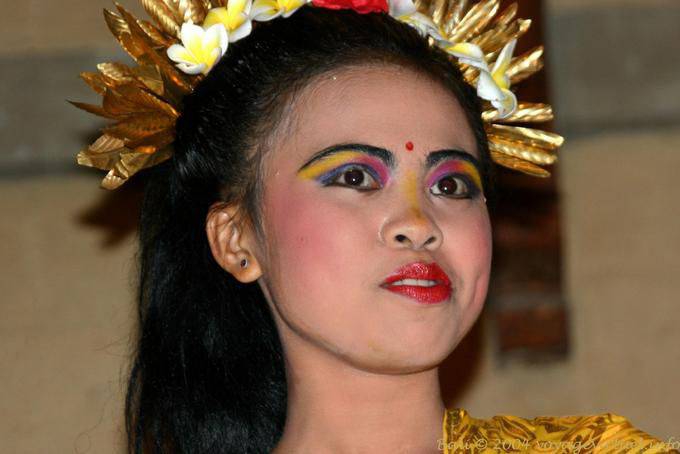 Trucco festiva, danza balinese Ramayana danza - Bali
