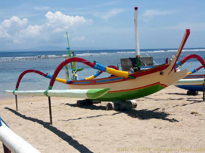 Outrigger barca Sanur, Sanur - Bali