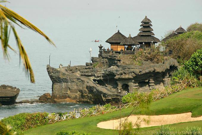 Panorama sur le temple - Bali Tanah Lot 