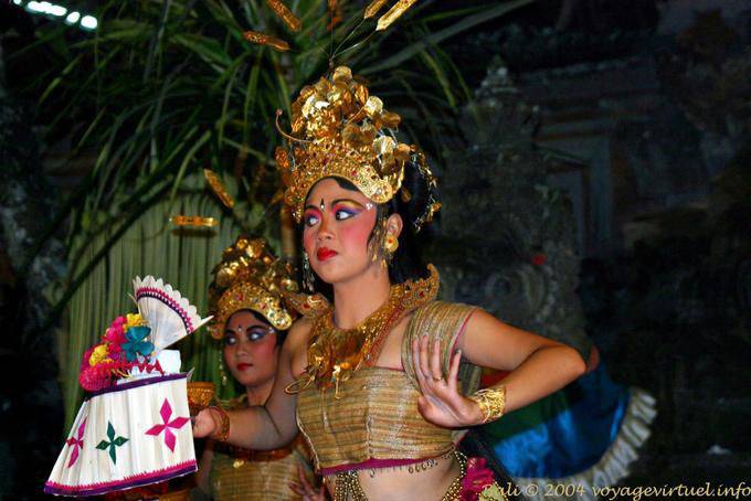 Movimento degli occhi, Barong danza - Bali