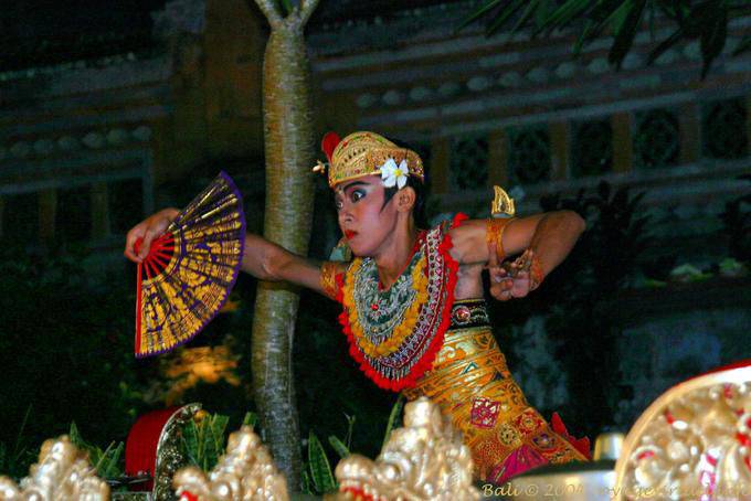 Fan di ballo Bali Barong danza - Bali