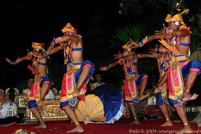 Gruppo di danzatori, Ubud balinese Barong danza - Bali