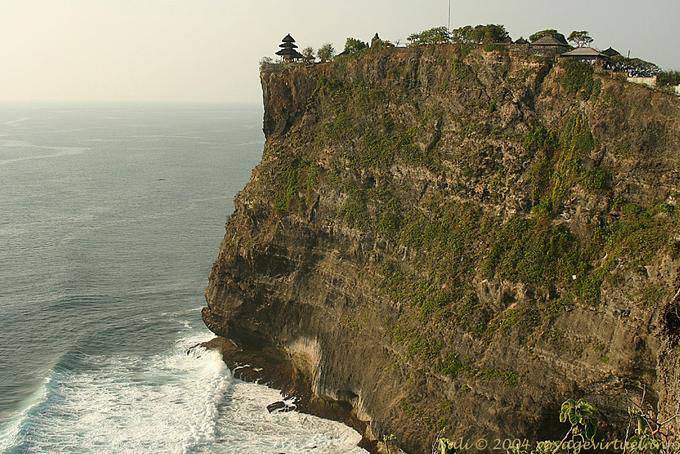 Vista sul sito del tempio di Pura Uluwatu Luhu - Bali