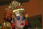 Fino faccia dancer Ramayana danza, Bali.