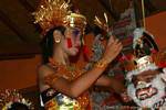 Rama e il suo servo ideale Hanuman, Ramayana danza Nusa Dua, Bali.