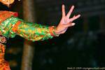 Dita dancer Barong danza, Bali.