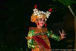 Sorriso messa in scena tradizionale, Barong danza, Bali.
