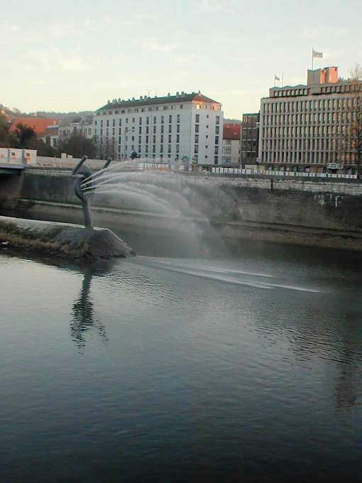 Besançon, la scultura Minotauro - Francia