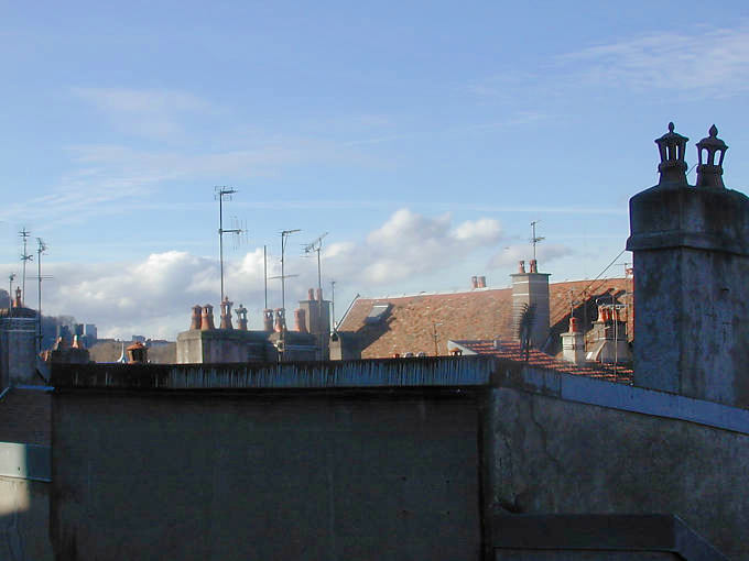 Besançon, con vista sui tetti tipici - Francia
