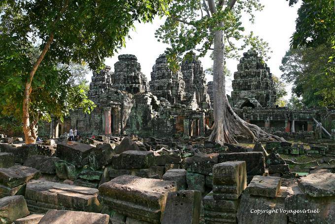 Il santuario ei suoi templi di montagna, Banteay Kdei, Angkor, Cambogia