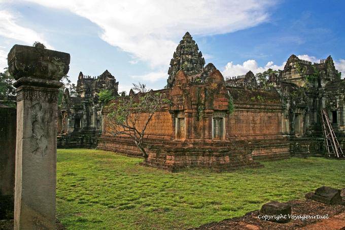 Banteay Samré visto dal recinto interno, Angkor, Cambogia