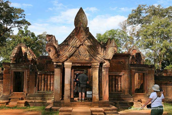Gopura del secondo recinto, Banteay Srei, Angkor, Cambogia