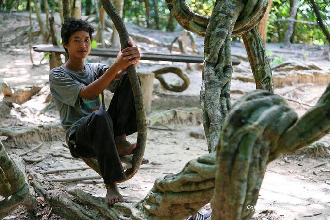 Kbal Spean, Altalena Natural, Angkor, Cambogia
