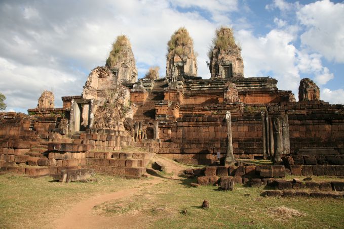 Panoramica di Pre Rup, Angkor, Cambogia