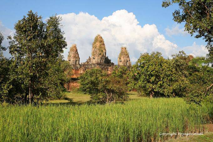 Immagine bucolica di Pre Rup, Angkor, Cambogia