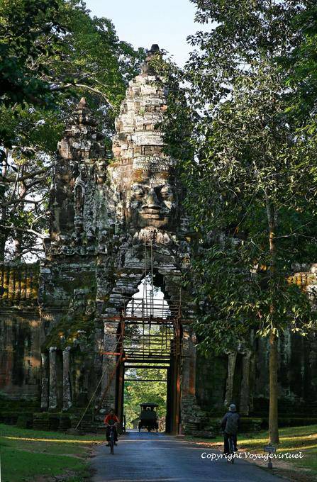 Gopura Preah Khan, Angkor, Cambogia