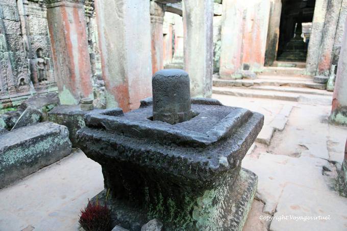 Altare buddista Santuario Preah Khan, Angkor, Cambogia