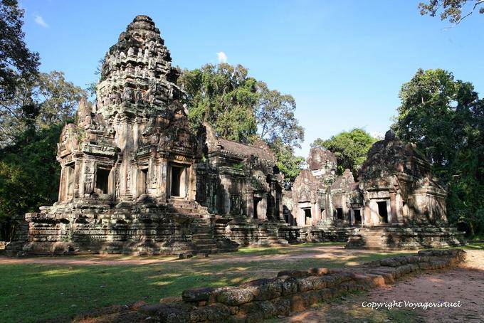 Thommanon, vista del santuario, Angkor, Cambogia