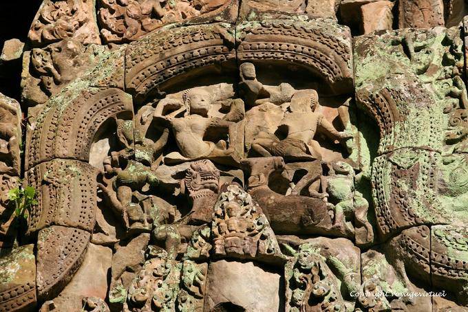Ballerini e gli animali coinvolti, Thommanon, Angkor, Cambogia