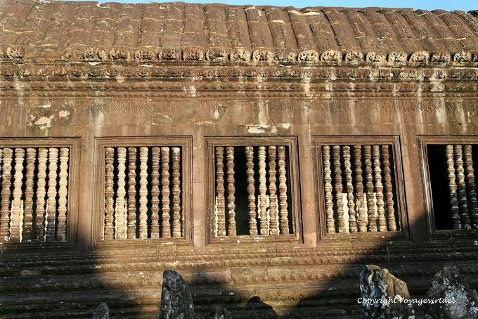 Finestre con balaustre di gallerie, Angkor Wat, Angkor, Cambogia