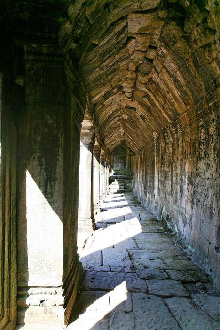Volta della galleria nord Bayon Angkor Thom, Angkor, Cambogia