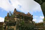 Vista laterale Mandapa di Banteay Samre, Cambogia.