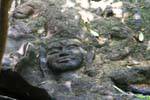 Kbal Spean, scultura in rilievo nel letto del fiume, Cambogia.