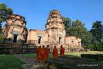 Novizi a Prasat Kravan, Cambogia.