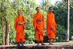 I tre monaci di Prasat Kravan, Cambogia.
