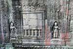 Decorazioni murali, Preah Khan, Cambogia.
