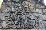Sollievo complessa scena, Preah Khan, Cambogia.