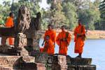 Monaci visitare, SARS-Srang, Cambogia.