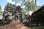 Visita interni, Ta Prohm, Cambogia.